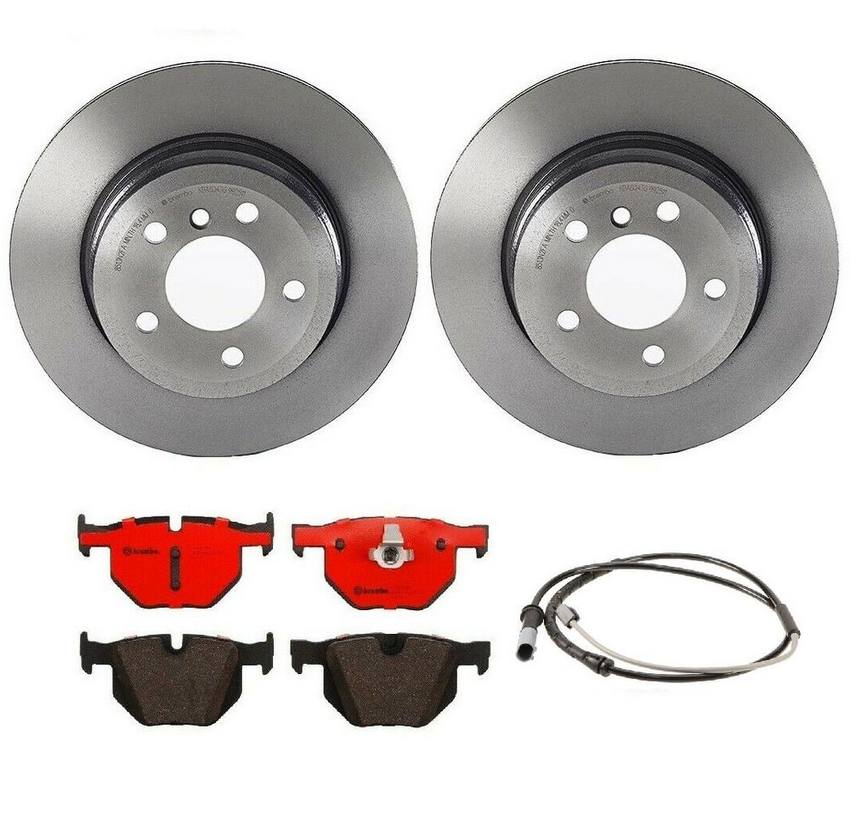 BMW Brembo Brake Kit - Pads and Rotors Rear (320mm) (Ceramic) 34356854168 - Brembo 1518704KIT